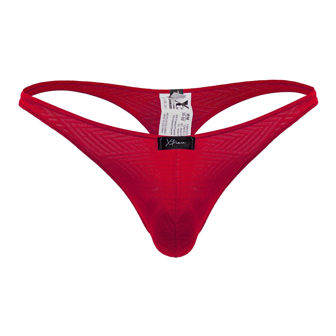 Xtremen 91191 Jacquard Thongs Red