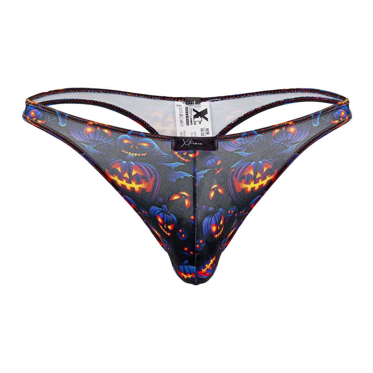 Xtremen 91194 Printed Thongs Halloween Pumpkins