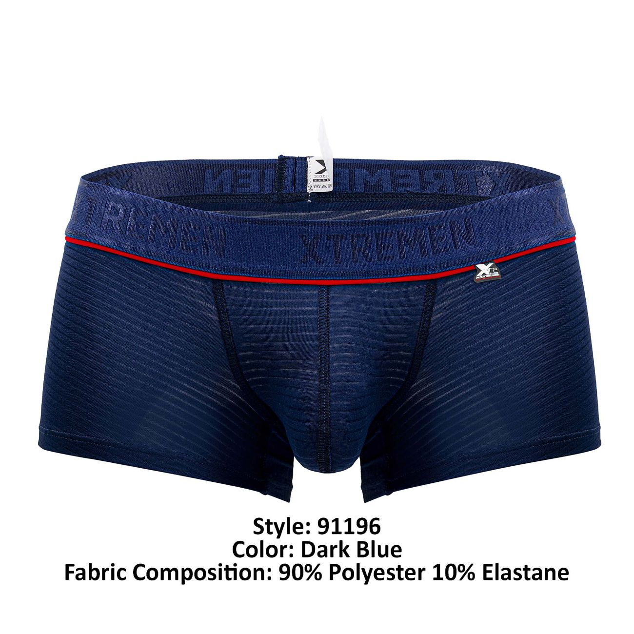 Xtremen 91196 Jacquard Trunks Dark Blue