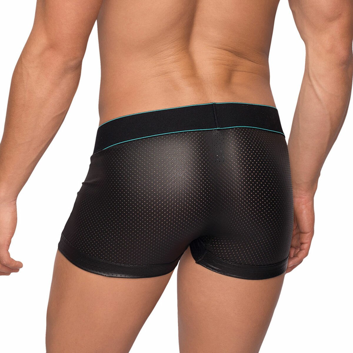 Male Power Lazer Mini Shorts