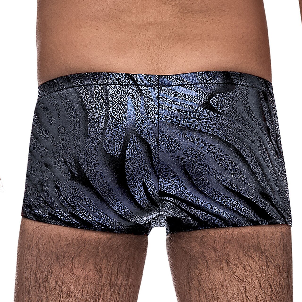 JCSTK - Mens Blue Streak Mini Shorts Blue and Black