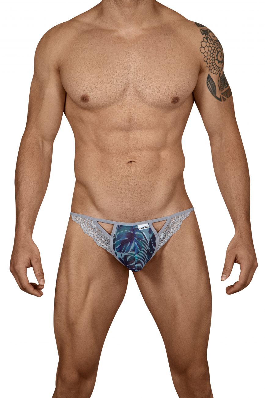 SALE - CandyMan 99440 Floral Thongs Blue