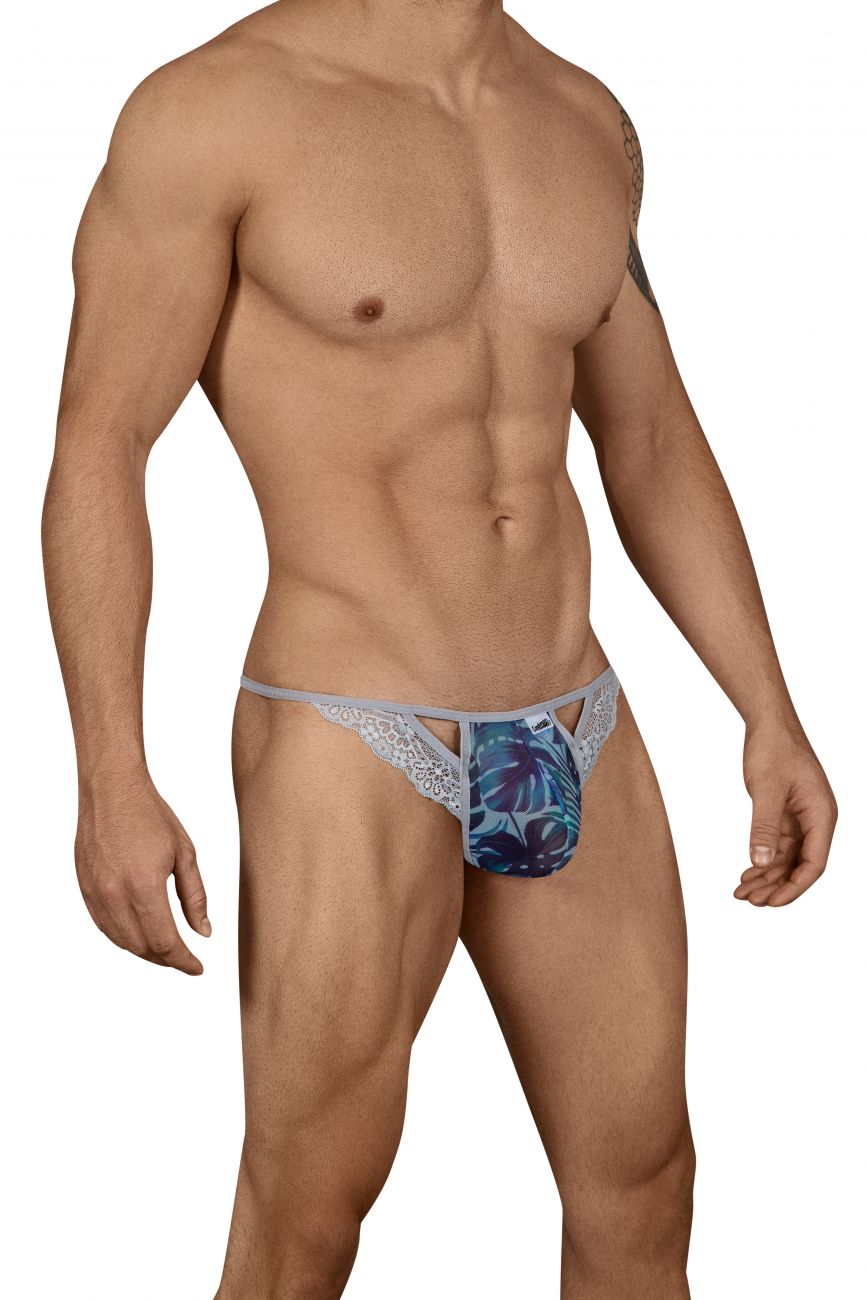 SALE - CandyMan 99440 Floral Thongs Blue