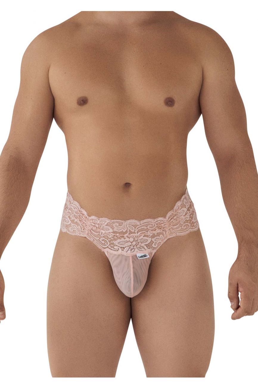 JCSTK - CandyMan 99595 Floral Lace Thongs Rose