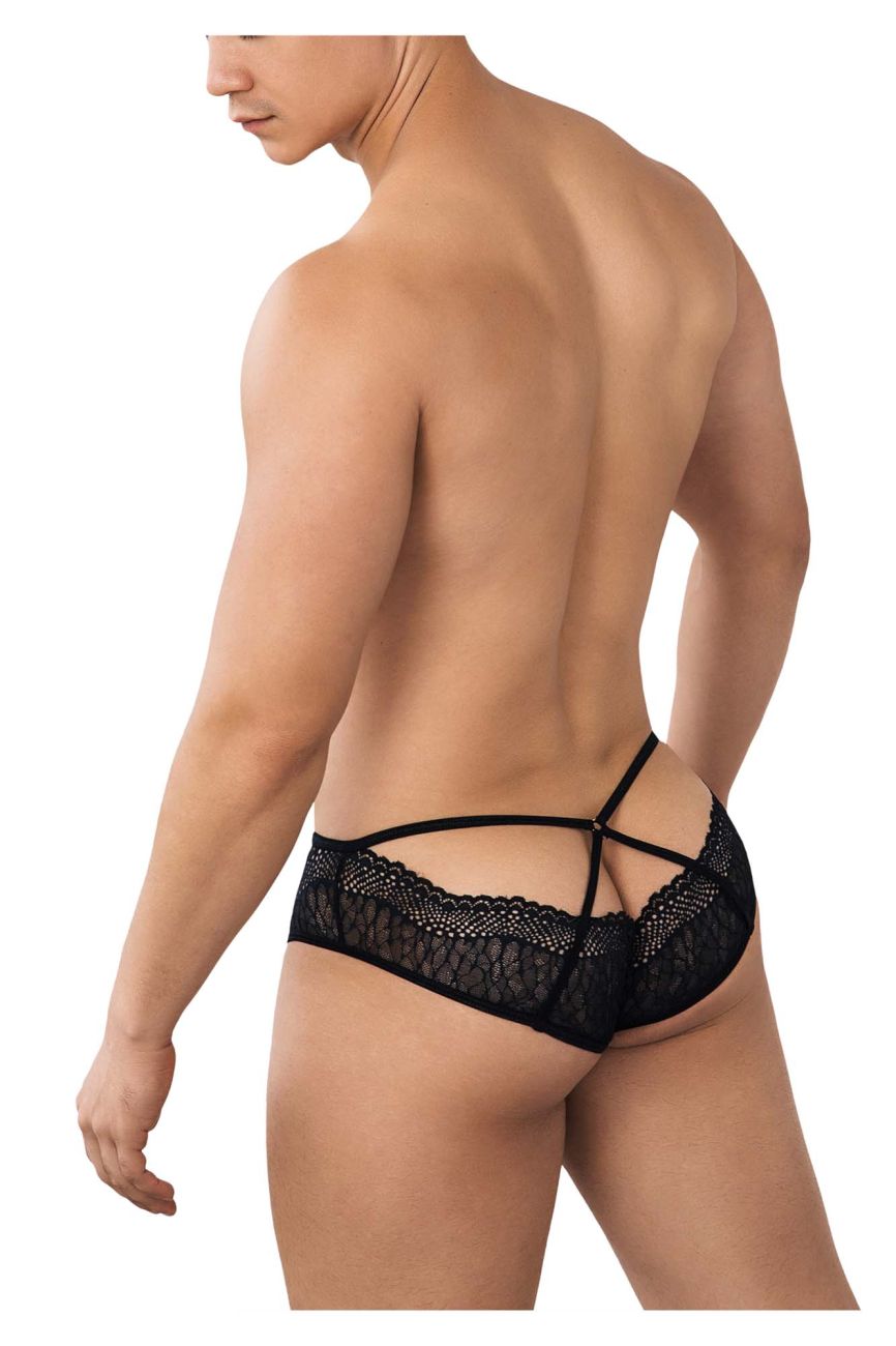 Candyman 99647 Lace Thongs Black –  - Men's Underwear  and Swimwear