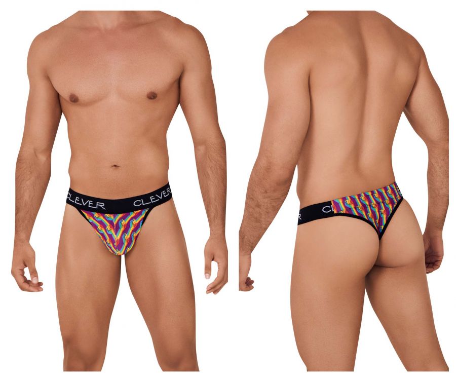 Clever 0560-1 Pride Thongs Rainbow