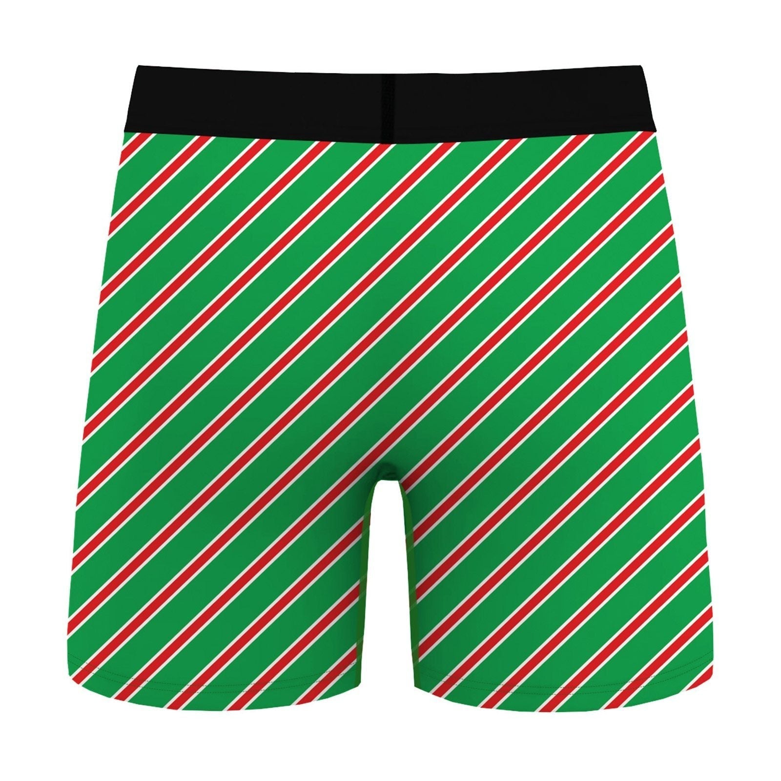 SALE - XMAS GIFT - Mens Christmas Diamond Printed Boxer Shorts with  Decorated Pouch Front Black and White