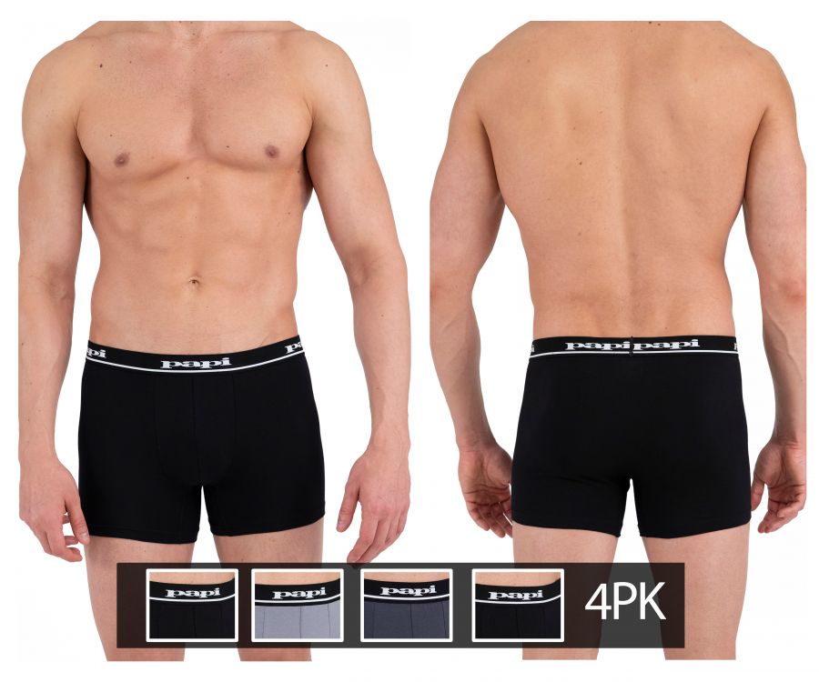 Papi 990001-962 4PK Boxer Briefs