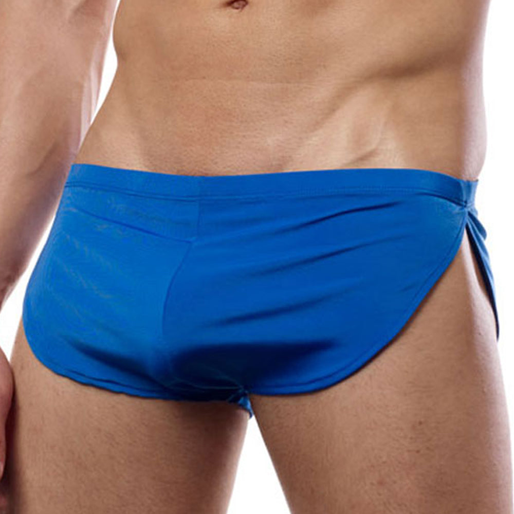 Cover Male Concave Running Short Blue