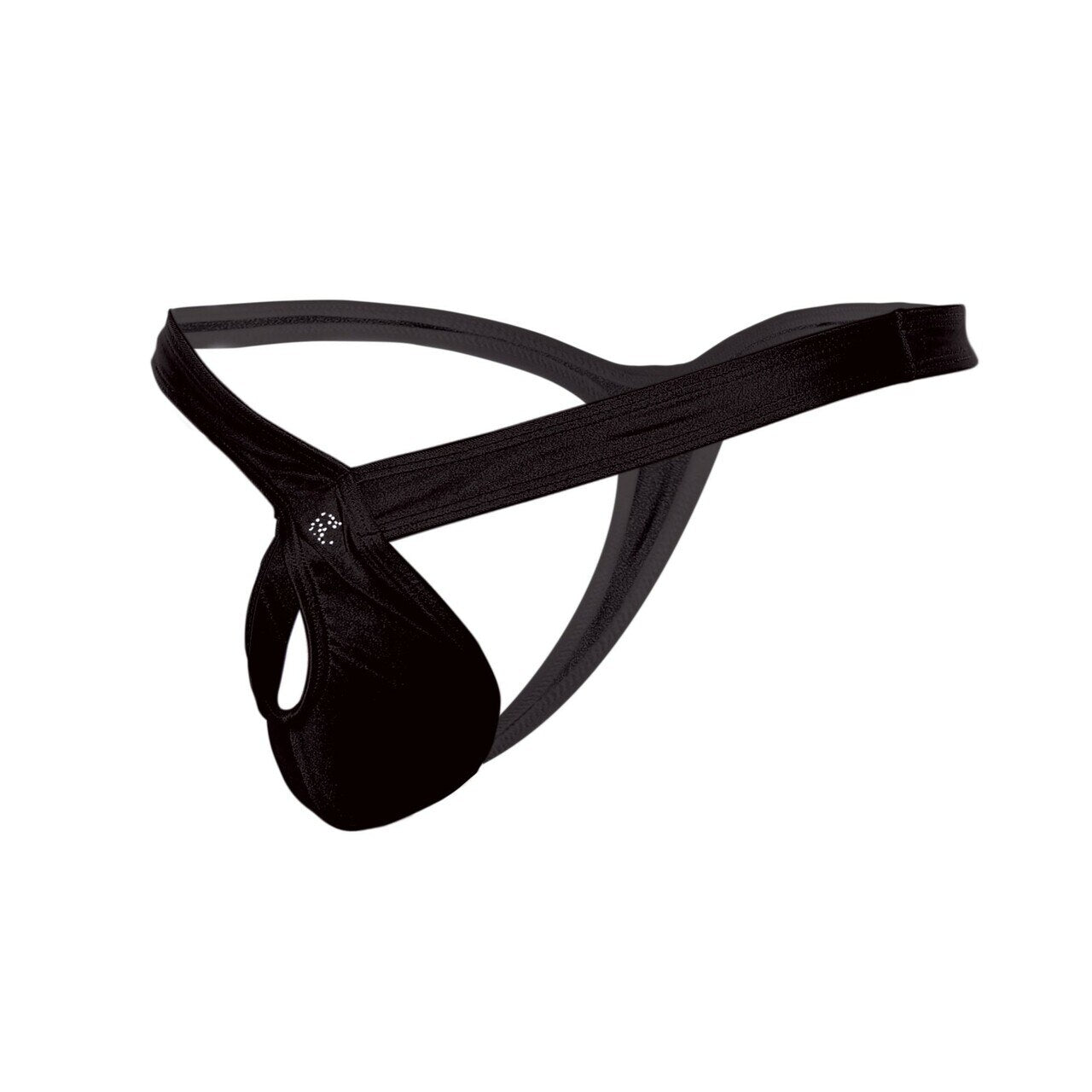 Mens Joe Snyder Infinity Hole Thong Black