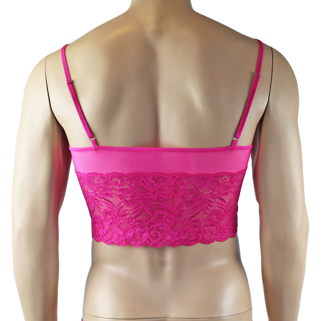 Mens Sexy Lace Camisole Top and  Pouch G string (pink plus other colours)