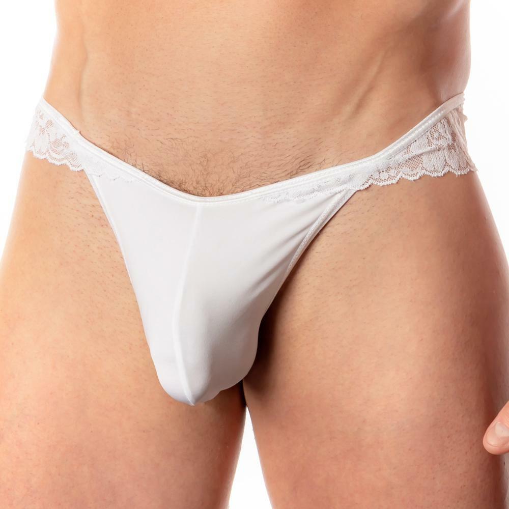 JCSTK - Secret Male SMI026 Mens Carnation Bikini Brief White
